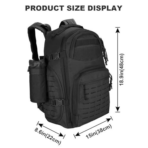 Mochila para senderismo impermeable 45L para camping miniatura 2
