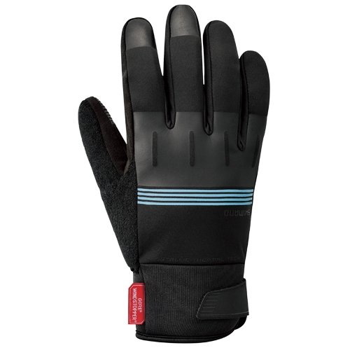 SHIMANO SH Windst Term T Guantes, Hombre, Negro (refl ng/AZ), XL