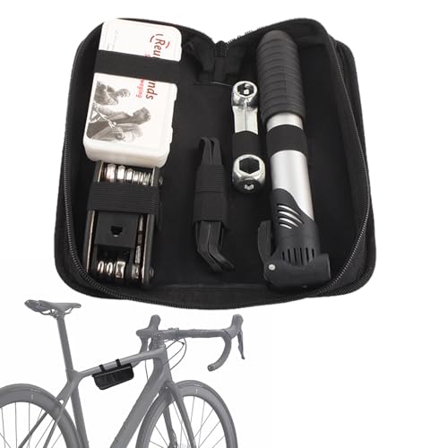 Genérico Bicycle Tool Kit, Lightweight Cycling Equipment - Complete Set for Bike - for Outdoor Travel and Exploration