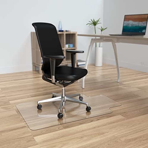 Amyracel Office Chair Mat For Hardwood Floor, 30” X 48” Clear Desk Chair Mat For Hard Floors, Easy Glide Floor Protector Mat For Office Chairs #TOP1