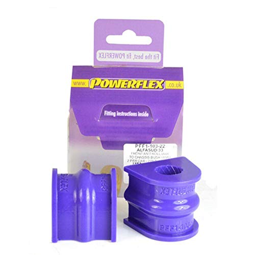 Silentblock barra estabilizadora Powerflex PFF1-103-22 para reducir balanceo delantero