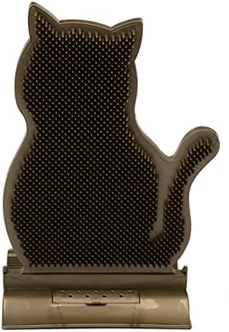 Self Grooming Cat Brush, Catnip-Infused Corner Comb & Itch Board, Cat Shape Design, Pet Grooming Tool for Cats – Colorful & Fun!