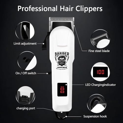 Tagliacapelli Professionale Da Uomo, Kit E Set Di Rasoi Elettrici, Tagliacapelli E Tagliacapelli In Ceramica, Lama A T In Ceramica, Per Tagliacapelli Da Barbiere - 2