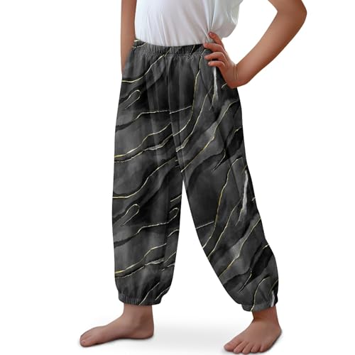 Image of Unisex Little Kids Yoga Trousers Bohemian Beach Pants Baggy Harem Activewear for Boys and Girls Age 3-10