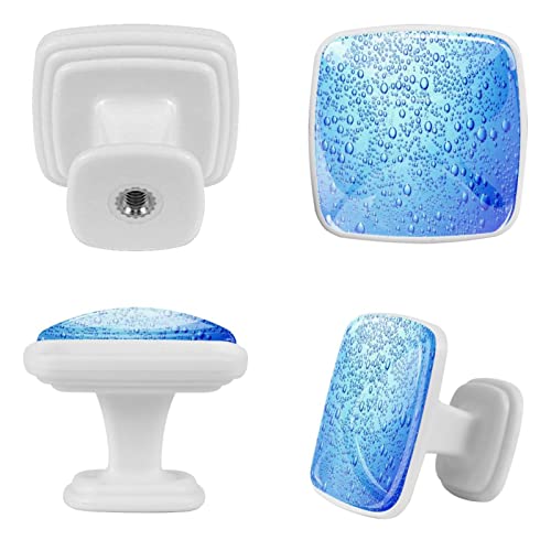 Boutons de commode bleus pour remplacer des poignées de meuble usées - 2