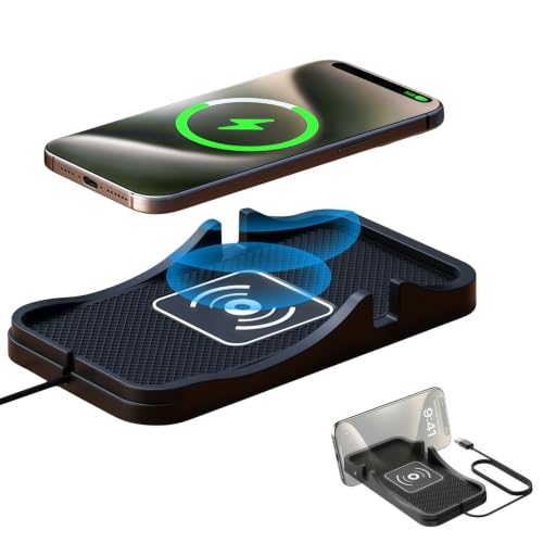 Wireless Charger Car Charging Pad for BMW X4 (F26) 2014 2015 2016 2017 2018,15W Fast Wireless Phone Charger,Non Slip Wireless Charging Mat,for Car Desk & Travel,for iPhone Samsung LG,USB
