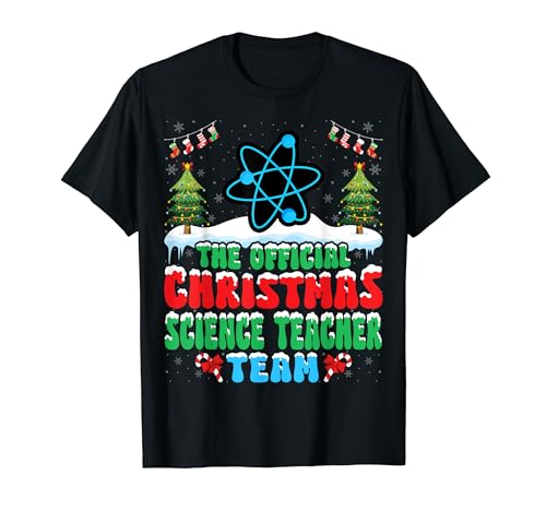 Snow christmas science teacher team