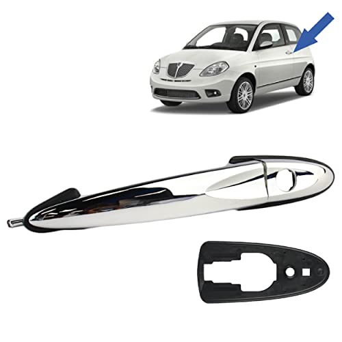  STARKIT PERFORMANCE Maniglia porta esterna per Lancia Ypsilon (2003-2011) anteriore sinistra (lato guida) (cromata)