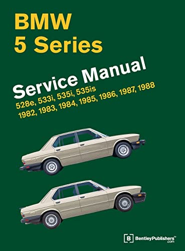 Price comparison product image BMW 5 Series Official Service Manual 1982-1988: 528e,  533i,  535i