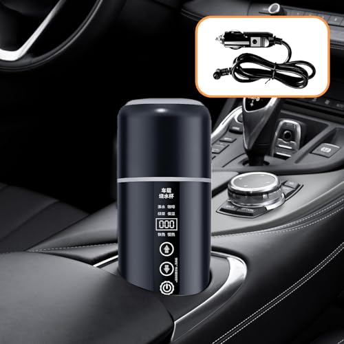 Tetera eléctrica para auto 12V/24V acero inox miniatura 5