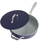 Ciarra Beyond keramische stoofpan Ø 28 cm 4,2 L inductie met deksel hoge rand handvat braadpan ...