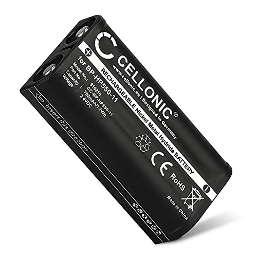 CELLONIC, Akku für Headset kompatibel mit Sony MDR-RF4000, MDR-IF245RK, MDR-RF4000K (700mAh, 2.4V) Ersatzakku BP-HP550-11