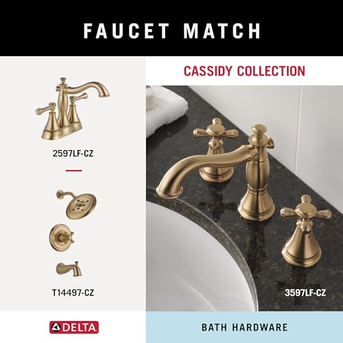 Delta Single Post Toilet Paper Holder | Champagne Bronze | Wall Mount | Cassidy Bathroom Accessories - image 7