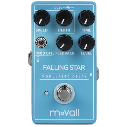 Movall MP-104 - Falling Star Delay modulado, pedal de guitarra con retardo analógico