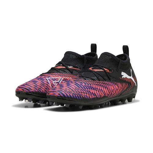 Adatto per: tutte le stagioni Puma Future 8 Match MG JR - Scarpe da Calcio Unisex, Puma Black-Puma White-Glowing Red,