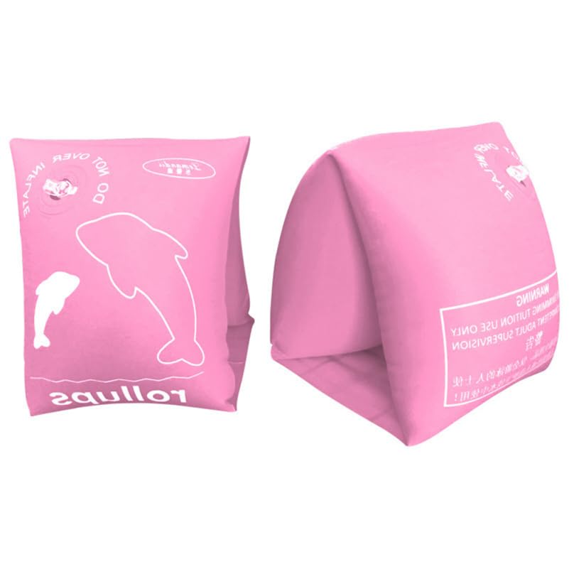 POPETPOP Inflatable Swimming Arm Floating Band Safety Sleeves for Kids Children Students Size L Comfortable Swim Aid Learn-to-Swim Accessory