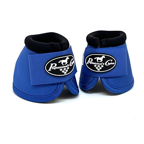 Professional's Choice Ballistic Overreach Bell Boots for Horses | Superb Protection, Durability & Comfort | Quick Wrap Hook & Loop | Sold in Pairs | X-Large Royal Blue Professional's Choice Ballistic Overreach Bell Boots for Horses | Superb Protection, Durability & Comfort | Quick Wrap Hook & Loop | Sold in Pairs | X-Large Royal Blue