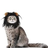 POLYVALENT: Ce costume de perruque de crinière de chat peut être utilisé très facilement pour toutes les occasions telles que Halloween, Noël, les expositions d'animaux de compagnie, les carnavals locaux, les soirées à thème et plus encore. Le costume de chat convient comme écharpe chaude les jours froids ; Convient aux chats ou aux petits chiens avec un tour de tête d'environ 26 à 30 cm.