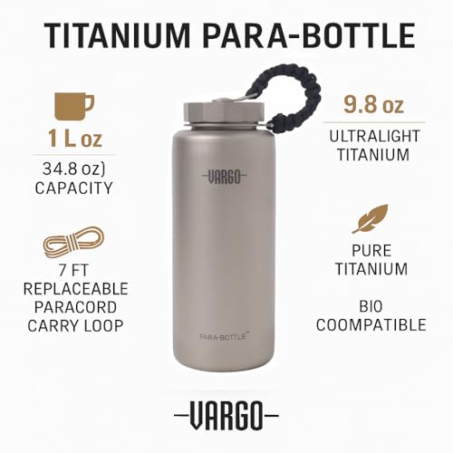 Unbekannt Vargo Titanium Para-Bottle, 34 Ounce