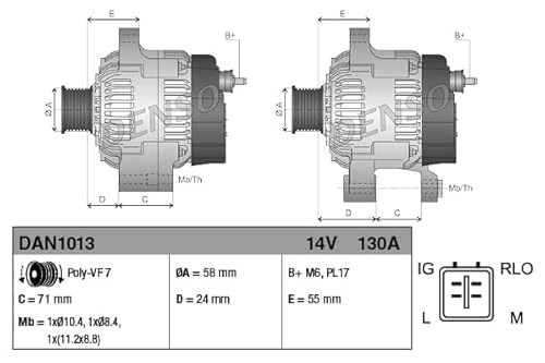 Denso DAN1013 Alternatori - 8
