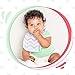 Regaroo - All-Around Waterproof Cotton-Lined Baby Bibs, Baby Essentials for Baby Clothes Protection, Unisex Baby Stuff, Baby Products, Bright and Fancy (5-Pack)