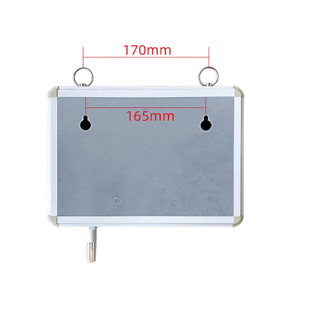 Toplionace Medidor de Temperatura y Humedad con Pantalla Digital de 1,5 Pulgadas, Sensor Industrial de Temperatura y Humedad de Precisión Avanzada (Sonda Externa)