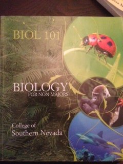 Paperback BIOL 101 Biology for non-majors, College of Southern Nevada Edition Book