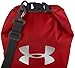 Under Armour K39163 Under Dual Compartment Lunch Bag, 8.5 x 7.5 x 12.6, Red with metallic logo