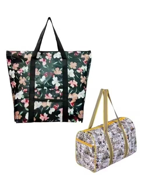 KUJRA ENTERPRISES Stylish Hand Bag Set of 2 Large Size Tote Bags with 2 Compartments for Women-image-18