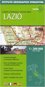 Map Lazio: Carta Stradale [Italian] Book