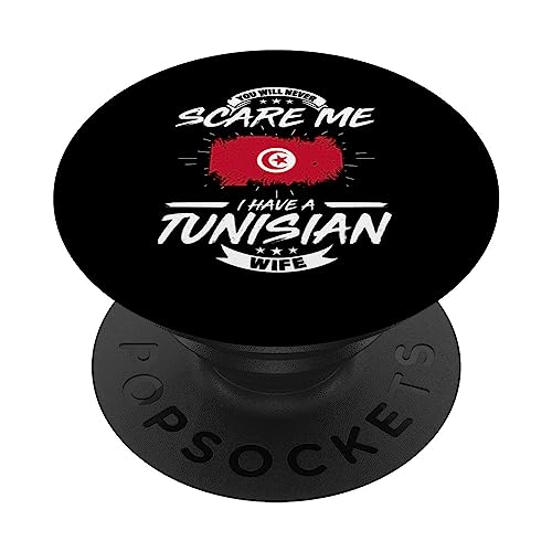 Tunisia Tunisian Roots Tunisian Heritage Proud Tunisians PopSockets Swappable PopGrip, Black