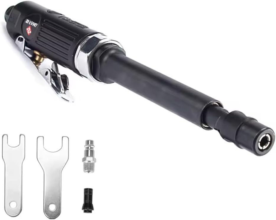 1/4'' & 1/8'' Air Die Grinder - Pneumatic Grinding Tool with 22000 RPM, Extended Shaft, High Precision, Ideal for Metalworking, Automotive, and DIY Projects