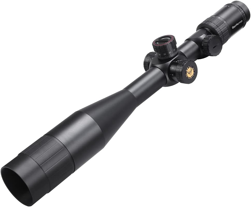 WestHunter Optics WHI Series Hunting Scope, 30 mm Tube First Focal Plane Red Green Illuminated Etched Glass Reticle Tactical 1/10 MIL Shooting Scopes