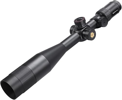Miniatura 7 de WestHunter Optics WHI Series Hunting Scope, 30 mm Tube First Focal Plane Red Green Illuminated Etched Glass Reticle Tactical 110 MIL Shooting Scopes