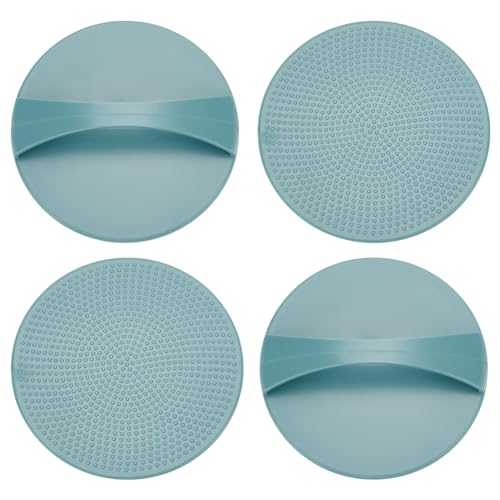 Image of PLIGREAT 4 Pcs Wet Felting Tool Versatile Fulling Block, Felt Making Tool Wet Felting Board Washboard Felt Blocking Board for Working on Seams, Flat Felts, Hat & Slipper Shaping