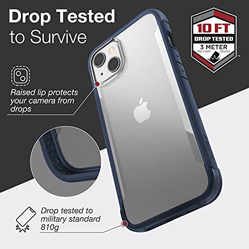 Coque premium Raptic Terrain iPhone 13 biodégradable bleu d'azur - 6