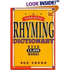 Paperback Scholastic Rhyming Dictionary & Magnetic Rhyming Board Book