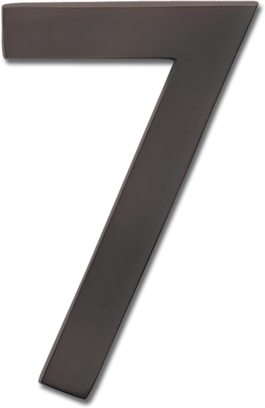 Architectural Mailboxes 3585DC-7 Brass 5-Inch Floating House Number 7, Dark Aged Copper