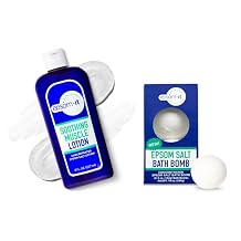Epsom-It Epsom Salt Bath Bomb 2 Pack & 8.0 oz Epsom-It Soothing Muscle Magnesium Lotion Epsom Salt Topical Cream with Arnica and Magnesium Sulfate