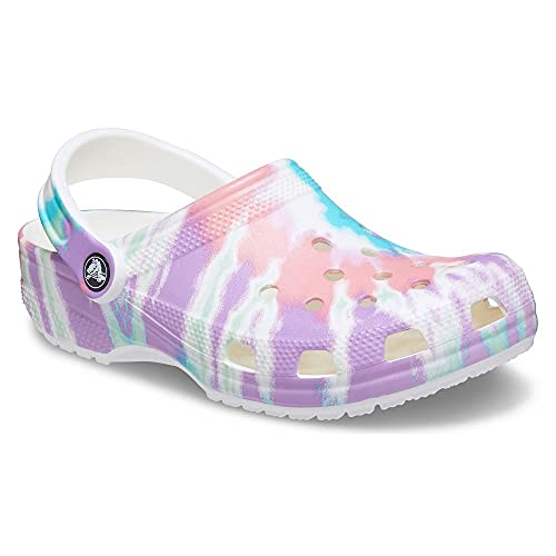 Image of Crocs unisex-adult Classic Tie Dye Graphic Clog