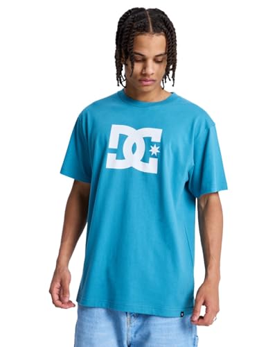 T-Shirt DC Star Homme Bleu Col Rond Vêtement Streetwear DC Shoes