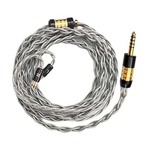 8Core Coppers Earphone Cable 0.78mm 2 Pin Extension Cable for Signals Transmission and Sound in Ear Monitors Replacement