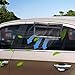 SELLMORE Solar Powered Car Ventilator, Solar Powered Car Exhaust Fan, Car Radiator,Eliminate The Peculiar Smell Inside The Car and Can Be Used for General Types of Cars (Black)