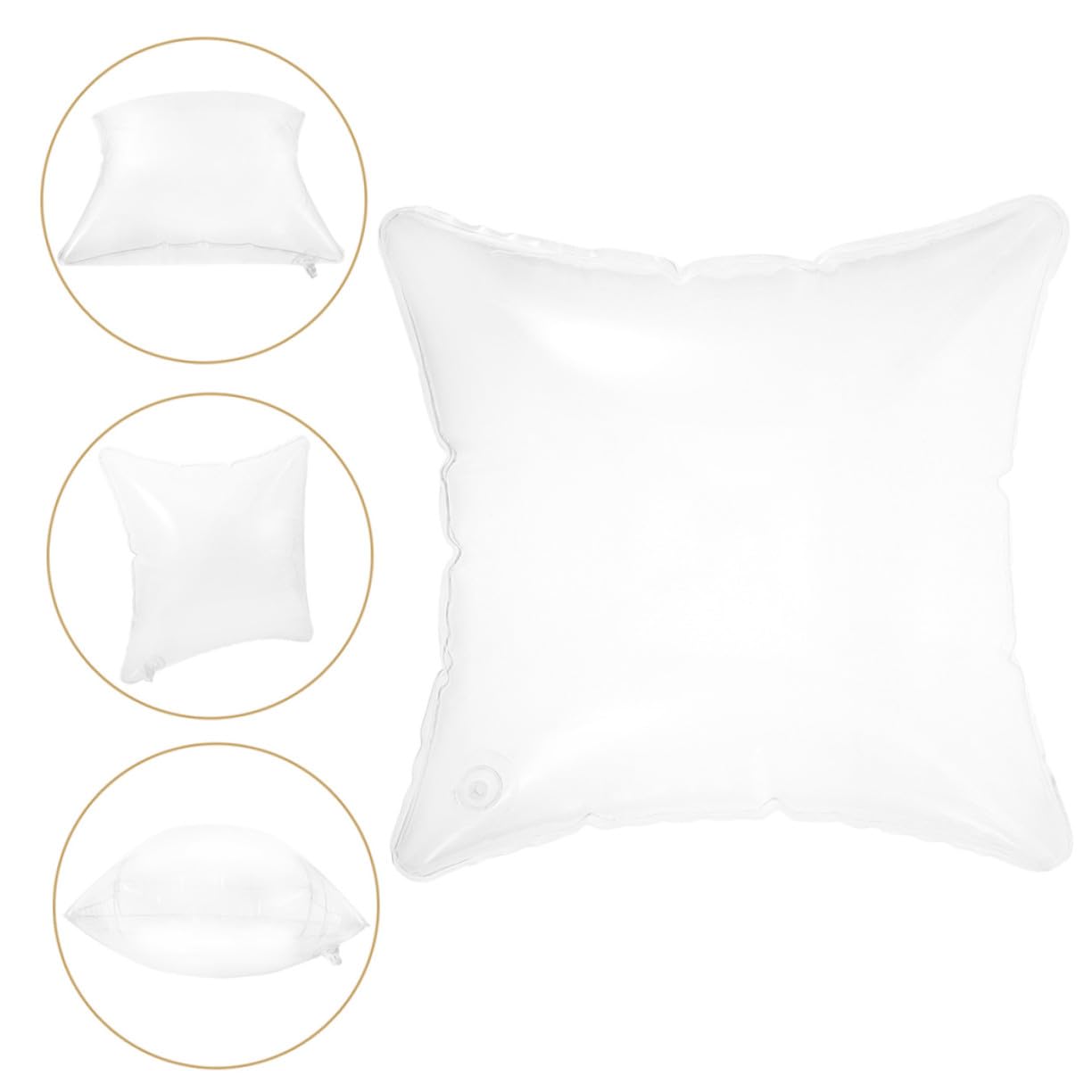 ABOOFAN Oreiller de Soutien Lombaire Gonflable en PVC, Pliable pour Camping