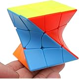 YUNTENG Cube Twist 3x3 Stickerelss Speed Cube Vivid Color Magic Puzzle Toys (Twist 3rd Order)
