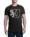 Fck You Crazy Stick men T-Shirt Funny Shirts X-Large Black