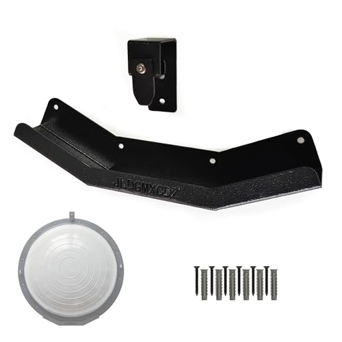 JLDGMXCDZ Exercise Ball Holder Wall Mount, Yoga Ball Holder Rack for Half Balance Trainer, Space-Saving Ball Storage Bracket for Home Gym