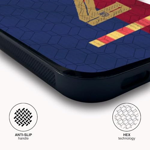 Funda iPhone 13 Pro Max FC Barcelona Carcasa Negra con Efecto 3D 4