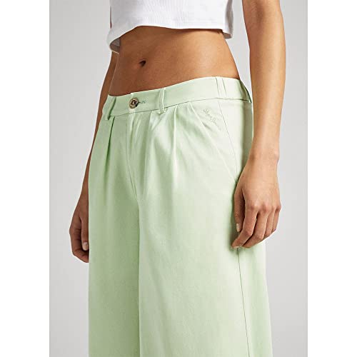 Pepe Jeans Para Mujer. PL211649 PantalóN Monna Verde (M), Casual, Lyocell, Sostenible - 4
