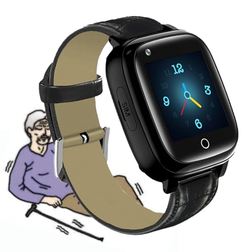 Montre GPS pour seniors avec détecteur de chute et SOS 4G étanche IP67